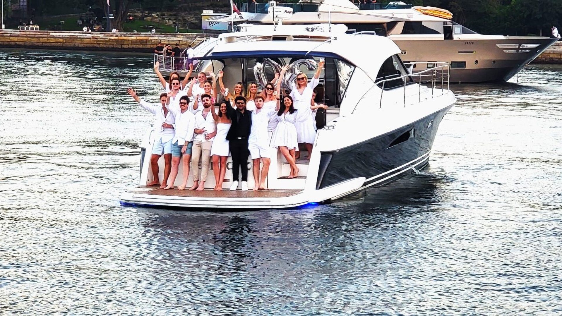 SEADUCED offers space for 22 guests with open decks and essential facilities.